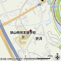 埼玉県狭山市笹井3083周辺の地図