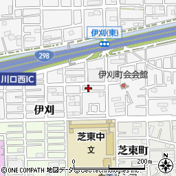 埼玉県川口市伊刈267周辺の地図