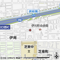 埼玉県川口市伊刈263-9周辺の地図