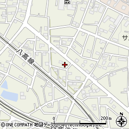 埼玉県飯能市笠縫384-11周辺の地図
