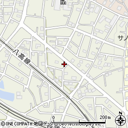 埼玉県飯能市笠縫384-1周辺の地図