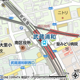 昇龍園　武蔵浦和店周辺の地図