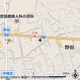 埼玉県入間市野田1233周辺の地図