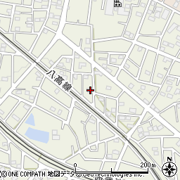 埼玉県飯能市笠縫132-4周辺の地図