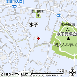 埼玉県富士見市水子1345周辺の地図