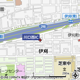 埼玉県川口市伊刈1122-25周辺の地図