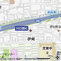 埼玉県川口市伊刈1122-23周辺の地図