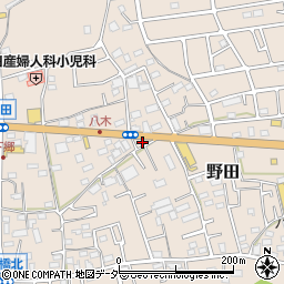 埼玉県入間市野田1220周辺の地図