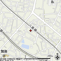 埼玉県飯能市笠縫121-7周辺の地図