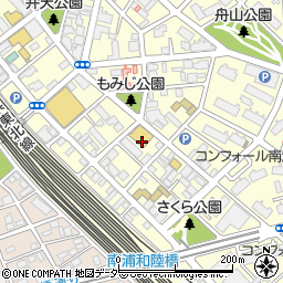 スギ薬局　南浦和店周辺の地図