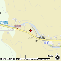 埼玉県飯能市下直竹439-4周辺の地図