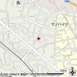 埼玉県飯能市笠縫345-1周辺の地図