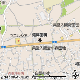 埼玉県入間市野田1477周辺の地図