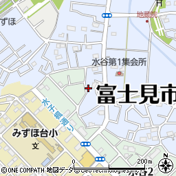 埼玉県富士見市水子992周辺の地図