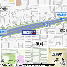 埼玉県川口市伊刈1122-17周辺の地図