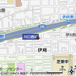 埼玉県川口市伊刈1122周辺の地図