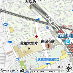 クォリティー武蔵浦和周辺の地図