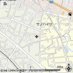 埼玉県飯能市笠縫350-1周辺の地図