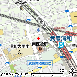 三井のリハウス武蔵浦和店周辺の地図