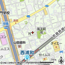 埼玉県さいたま市桜区田島5丁目周辺の地図