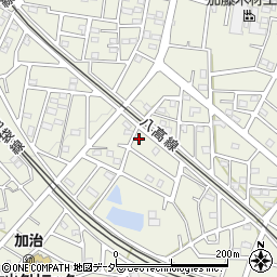 埼玉県飯能市笠縫121周辺の地図
