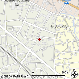 埼玉県飯能市笠縫345周辺の地図