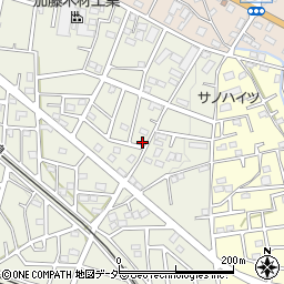 埼玉県飯能市笠縫368-8周辺の地図