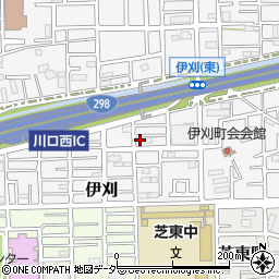 埼玉県川口市伊刈243-2周辺の地図