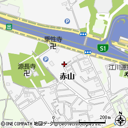 埼玉県川口市赤山1070-2周辺の地図
