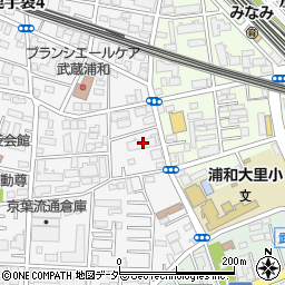 ガーデンステイツ武蔵浦和周辺の地図