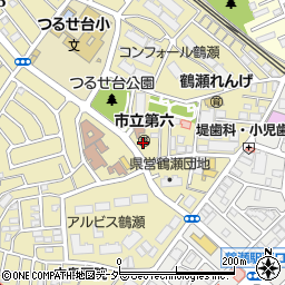 富士見市立　第６保育所周辺の地図