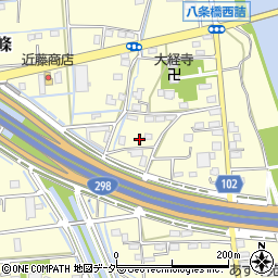 埼玉県八潮市八條3855周辺の地図