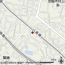埼玉県飯能市笠縫121-1周辺の地図