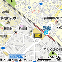 鶴瀬駅西口ビル周辺の地図