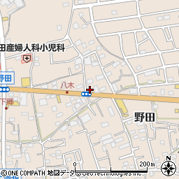 埼玉県入間市野田1219周辺の地図
