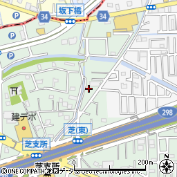 埼玉県川口市芝4580-1周辺の地図