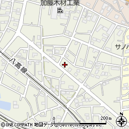 埼玉県飯能市笠縫371周辺の地図
