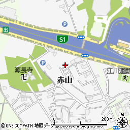 埼玉県川口市赤山1070-4周辺の地図