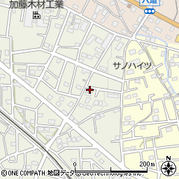 埼玉県飯能市笠縫345-2周辺の地図