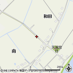 千葉県印旛郡栄町和田周辺の地図