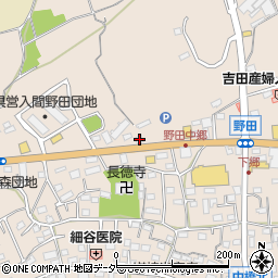 埼玉県入間市野田1390周辺の地図