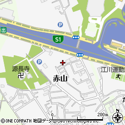 埼玉県川口市赤山1070-5周辺の地図