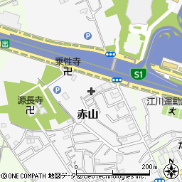 埼玉県川口市赤山1070-5周辺の地図