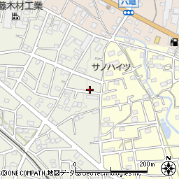 埼玉県飯能市笠縫350-7周辺の地図