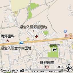 埼玉県入間市野田1430周辺の地図