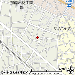 埼玉県飯能市笠縫368-5周辺の地図