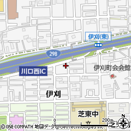 埼玉県川口市伊刈1136-1周辺の地図