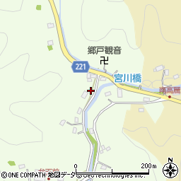 埼玉県飯能市上直竹下分34周辺の地図