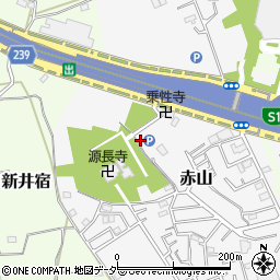 埼玉県川口市赤山1252-1周辺の地図