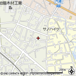 埼玉県飯能市笠縫347-4周辺の地図